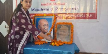 टीटी कॉन्वेंट स्कूल में मनाई गांधी और शास्त्री जयंती