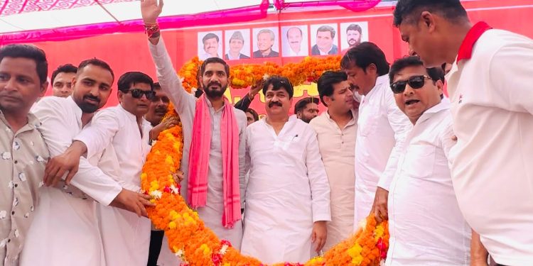 भाजपा के डबल इंजन में बदायूं का चौथाई विकास भी नहीं हुआ : आदित्य यादव