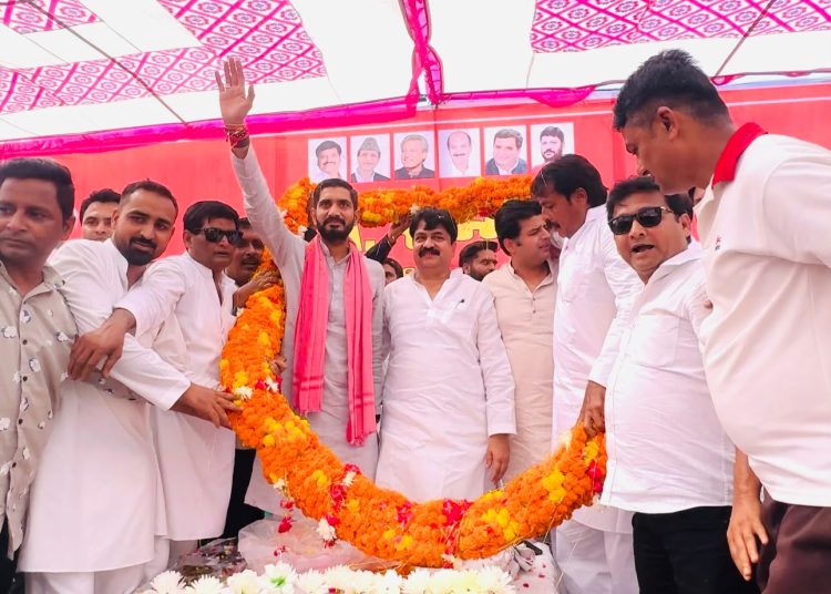 भाजपा के डबल इंजन में बदायूं का चौथाई विकास भी नहीं हुआ : आदित्य यादव