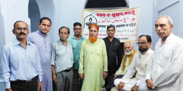 बज्म चराग-ए-सुख़न के मासिक तरही मुशायरे में बही शायरी की बयार 