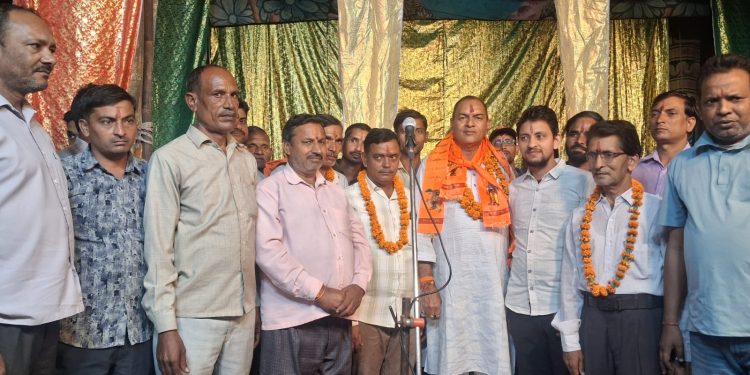 धनूपुरा में श्रीरामलीला मेले का भव्य शुभारंभ, भाजपा नेता शैलेश पाठक ने किया उद्घाटन