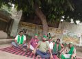 भू-माफियाओं के अवैध कब्जों के खिलाफ भाकियू चढ़ूनी का धरना सातवें दिन भी जारी 