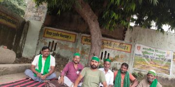 भू-माफियाओं के अवैध कब्जों के खिलाफ भाकियू चढ़ूनी का धरना सातवें दिन भी जारी 