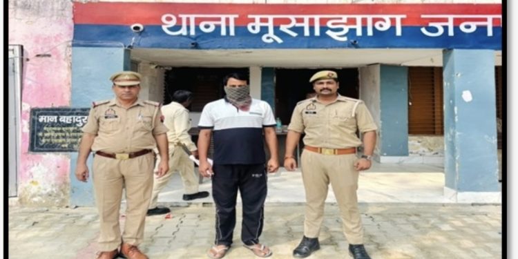 डकैती में वांछित अभियुक्त गिरफ्तार